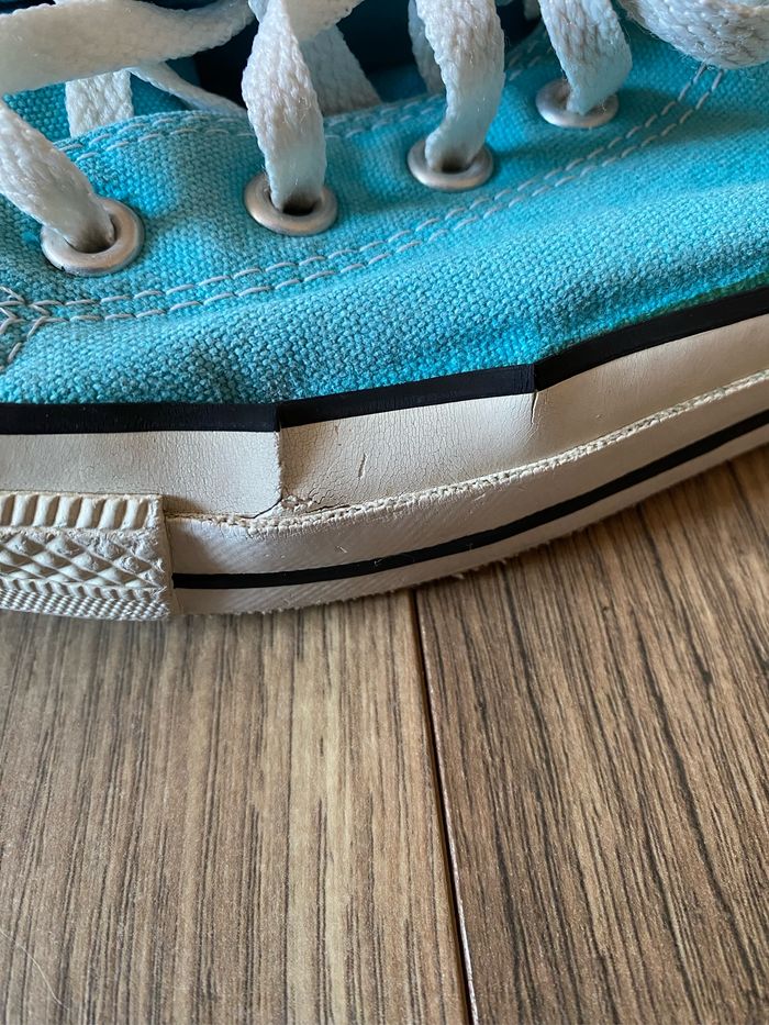 Basket converse bleu ciel t38 - photo numéro 7