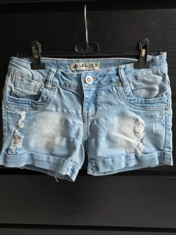 short bleu clair Miss RJ
