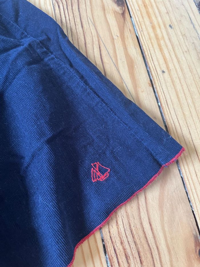 Jupe velours marine Petit Bateau 10 ans - photo numéro 2