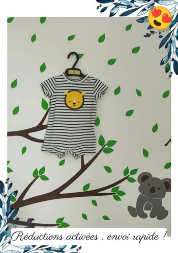 Barboteuse lion 3 mois