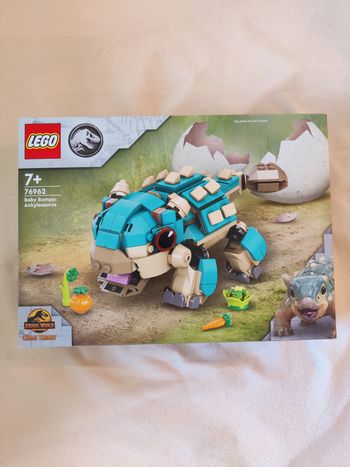🦕 LEGO 76962 – Bébé Bumpy, l’Ankylosaure – Neuf & Scellé 💚