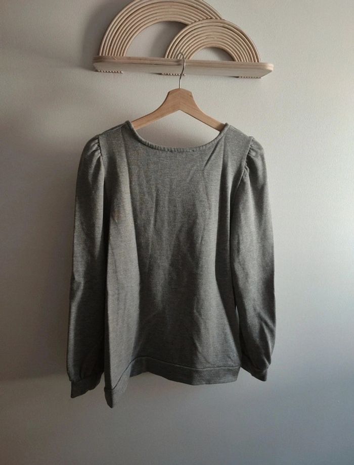Pull gris - photo numéro 7