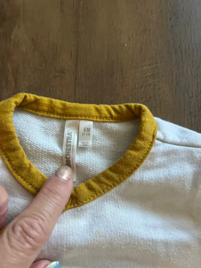 Lot de 4 pyjamas velours 6 mois - photo numéro 7