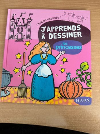 J’apprends à dessiner les princesses de Philippe le Gendre – Livre de dessin