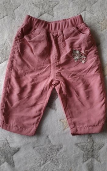 Pantalon rose hiver bébé fille