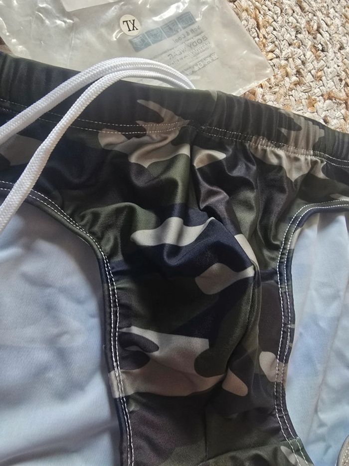 Lot 2 bas de bikini noir+léopard sexy taille S neuf - photo numéro 3