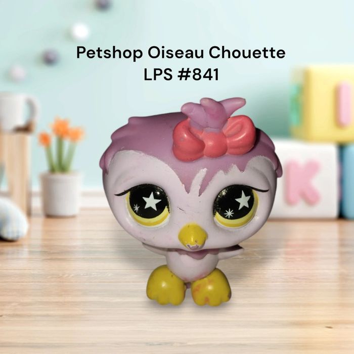 Little Petshop Oiseau Chouette LPS #841 Hasbro