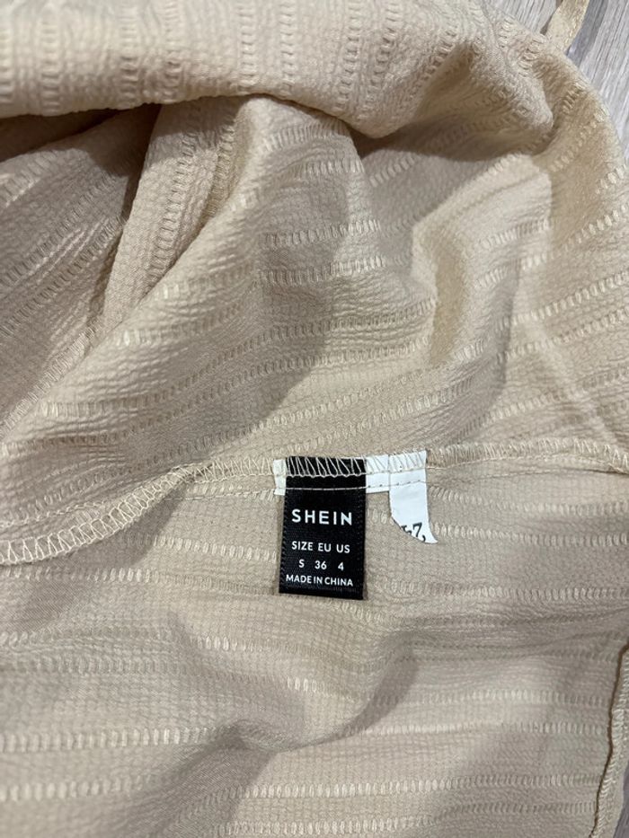Robe fluide beige s - photo numéro 3