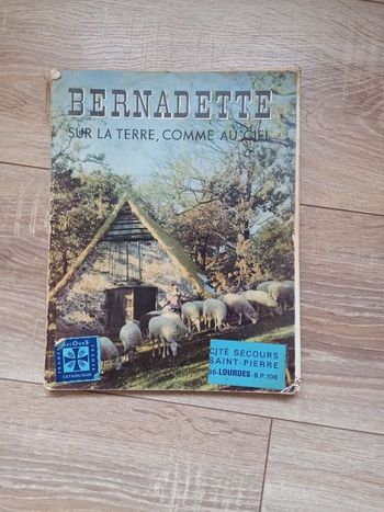 Livre Bernadette sur la terre comme au ciel de Robert Serrou
