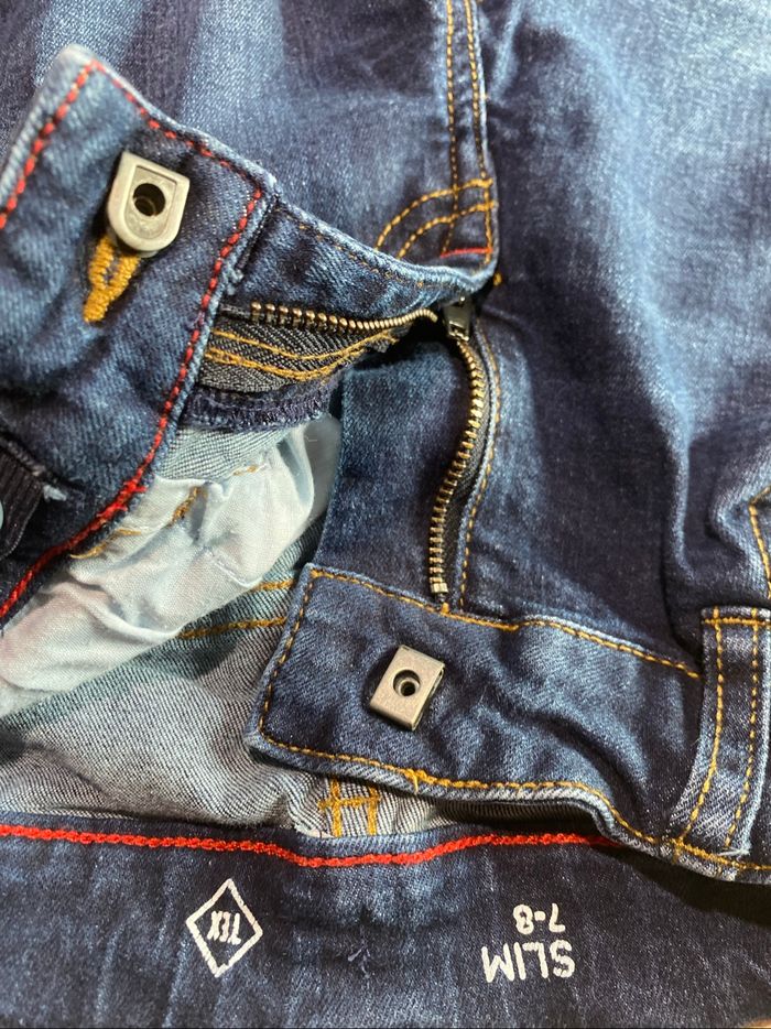 Jeans slim troué 7-8 ans Tex - photo numéro 3