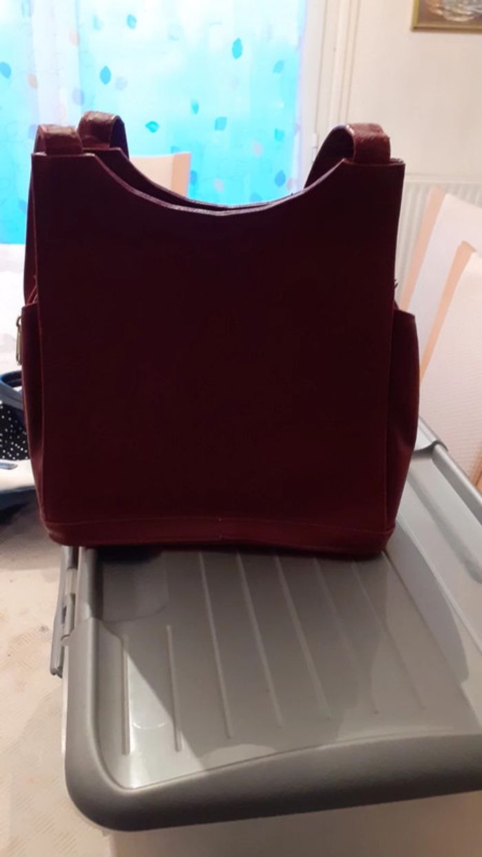 Sac à main Bordeaux - photo numéro 3