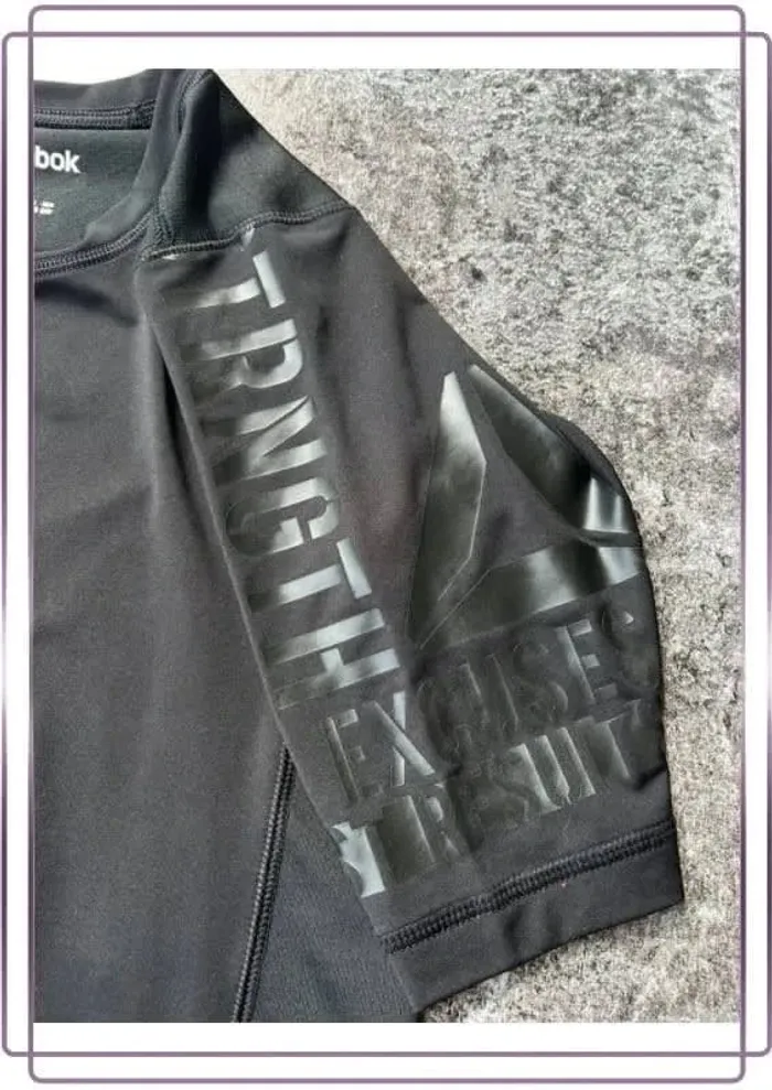 Tshirt compression noir sport homme Reebok taille S Maglietta sportiva uomo Sport-T-Shirt Herren Men - photo numéro 3