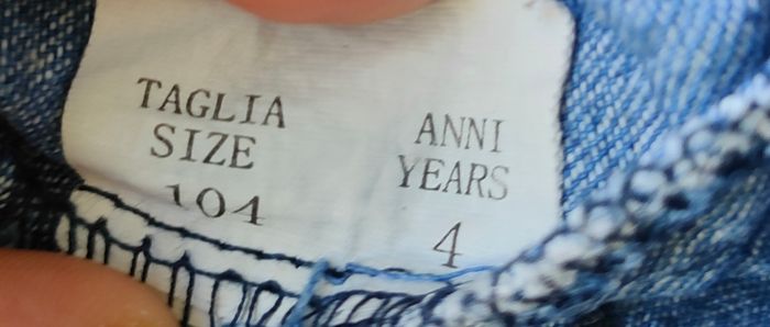 Chemise ML en jean taille 4 ans - photo numéro 3