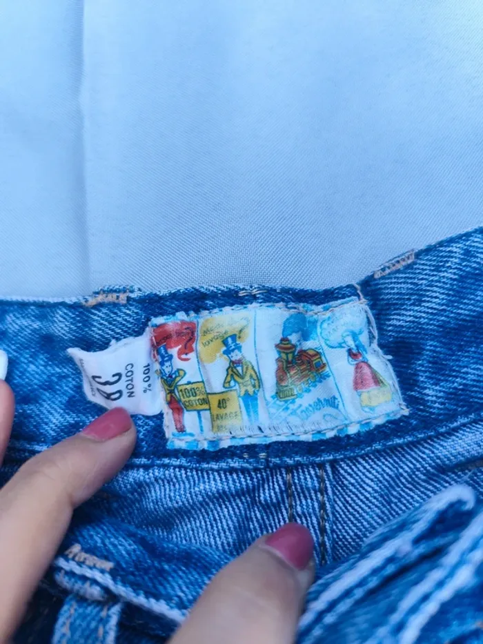 Jeans vintage J.taverniti bleu clair - photo numéro 6