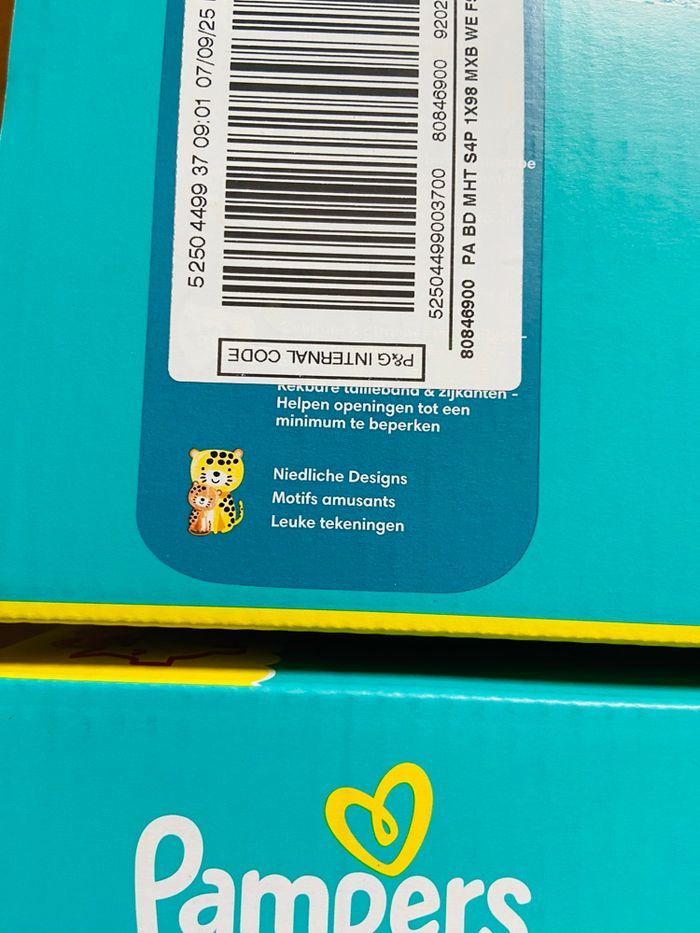 2 maxi packs couches Pampers Baby Dry taille 4+ - photo numéro 5