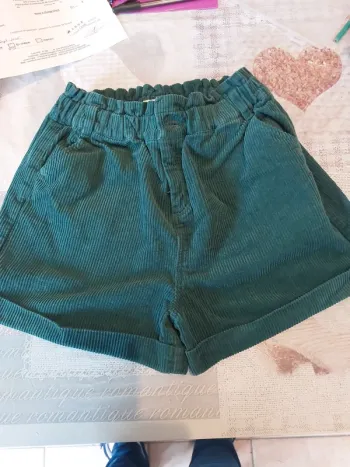 Short en velours neuf Vertbaudet 10A