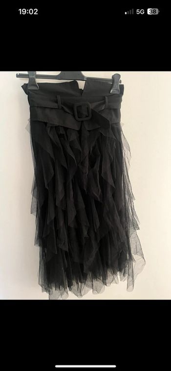 Jupe en tulle noire Taille S/M - Doublée