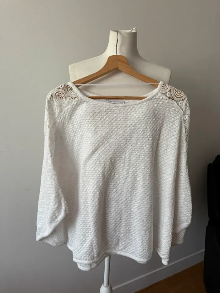 Joli haut broderie XL/42