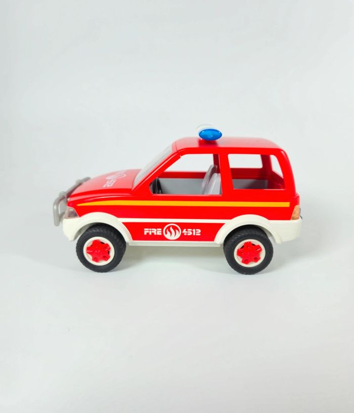 Playmobil Voiture de Pompier Rouge - photo numéro 5