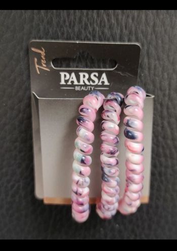 Lots de 3 élastiques spirales en plastique