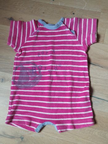 Combi courte bébé fille 18 mois petit bateau