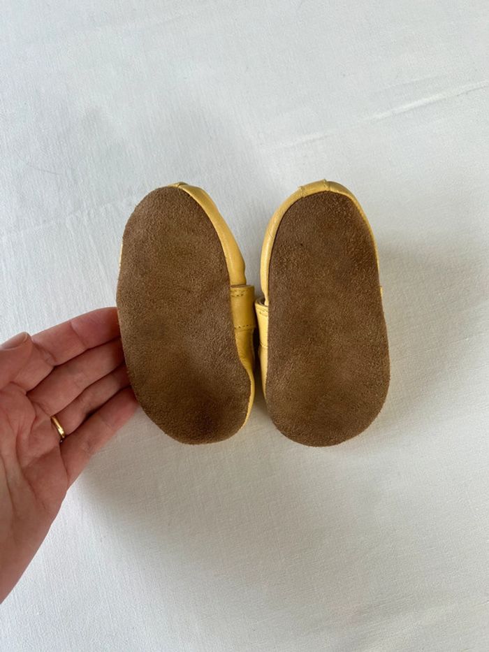 Sandales bébé en cuir 6-12 mois - photo numéro 4