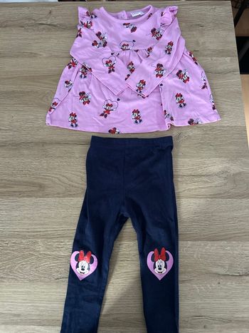 Ensemble Pull et legging bébé fille Minnie taille 18 mois