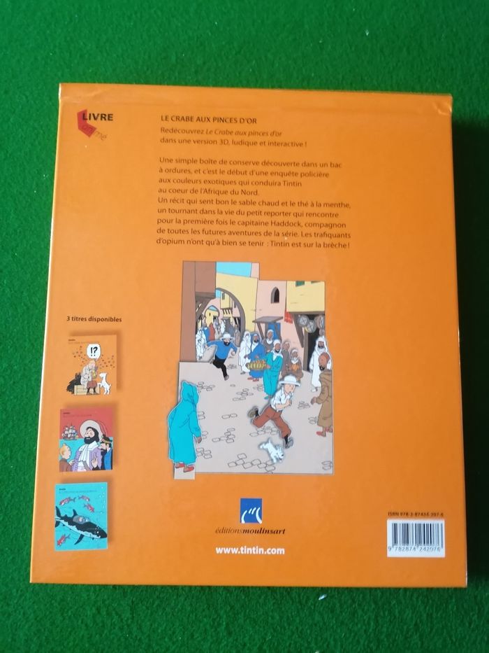Tintin Livre Pop up Le crabe aux pinces d'or - photo numéro 9
