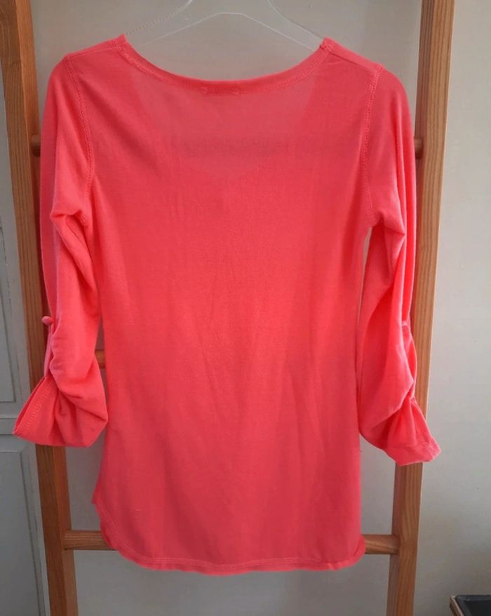 Haut orangé Vintage dressing T 36 - photo numéro 2