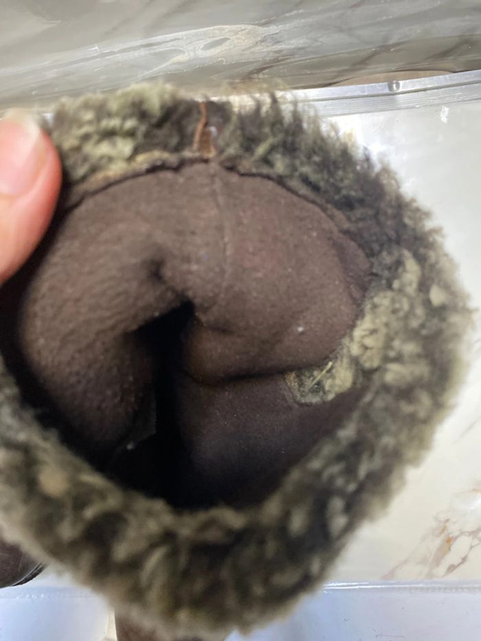 Bottes mi hautes d’hiver . cuir . Pointure 37 . - photo numéro 13