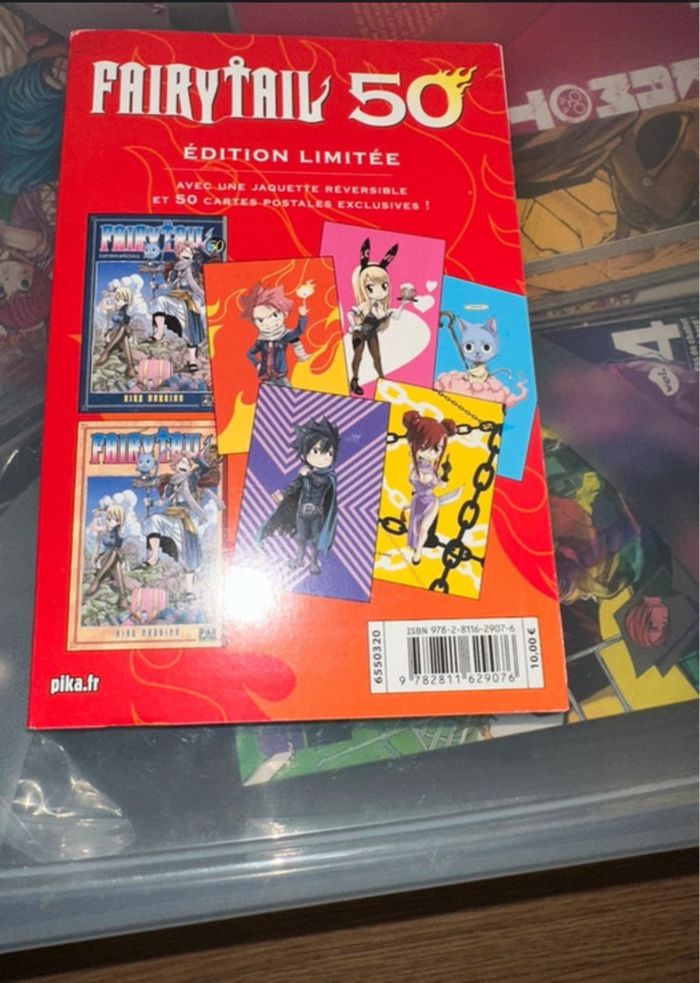 Fairy Tail tomes 1 à 5 + 50 cartes postales - photo numéro 4