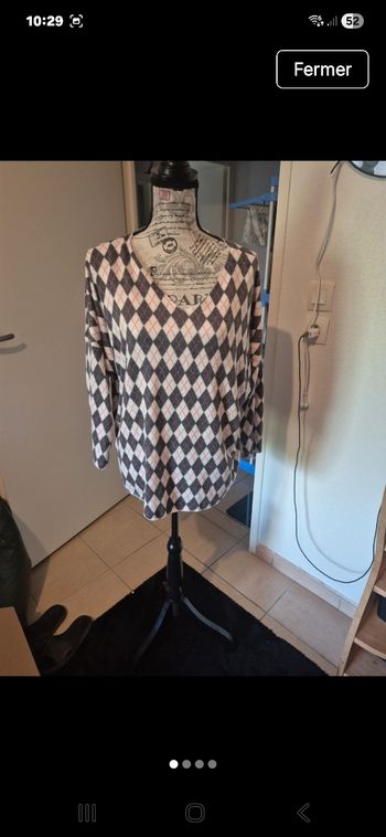 Lot de 2 pulls fin marque Made in Italy taille unique neufs avec étiquette 