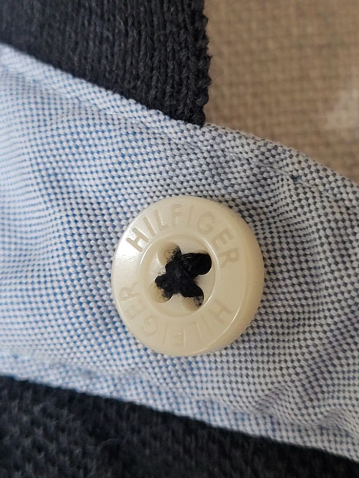 Polo manches longues noir Tommy Hilfiger Taille S - photo numéro 9