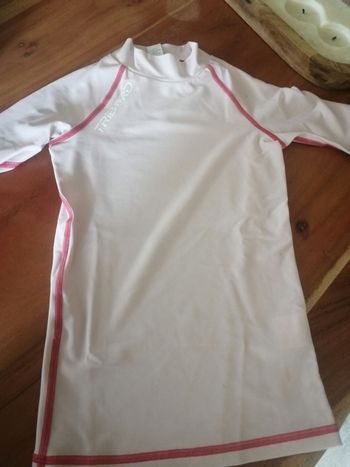 Tee shirt sport roses ,fille 8ans, (tribord )Amazon 