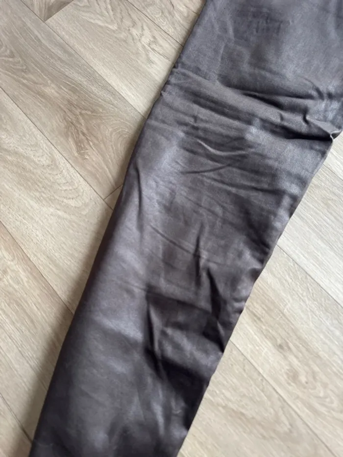 Pantalon marron similicuir Cache Cache - photo numéro 9