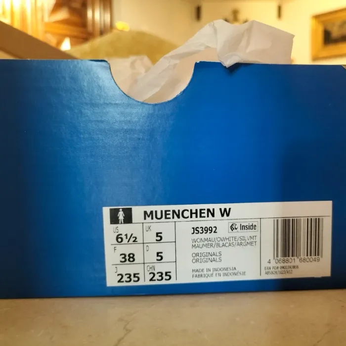 Baskets Adidas München vieux rose - photo numéro 3