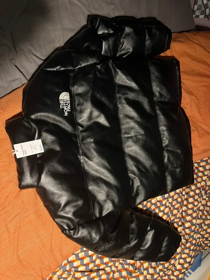 Blouson North Face&supreme officiel cuir souple édition limitée rare - photo numéro 2