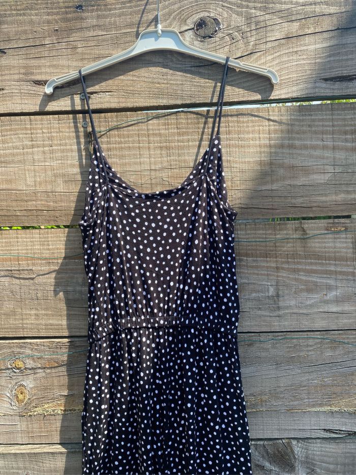 Combinaison noire à pois blanc Taille S/34 - photo numéro 4