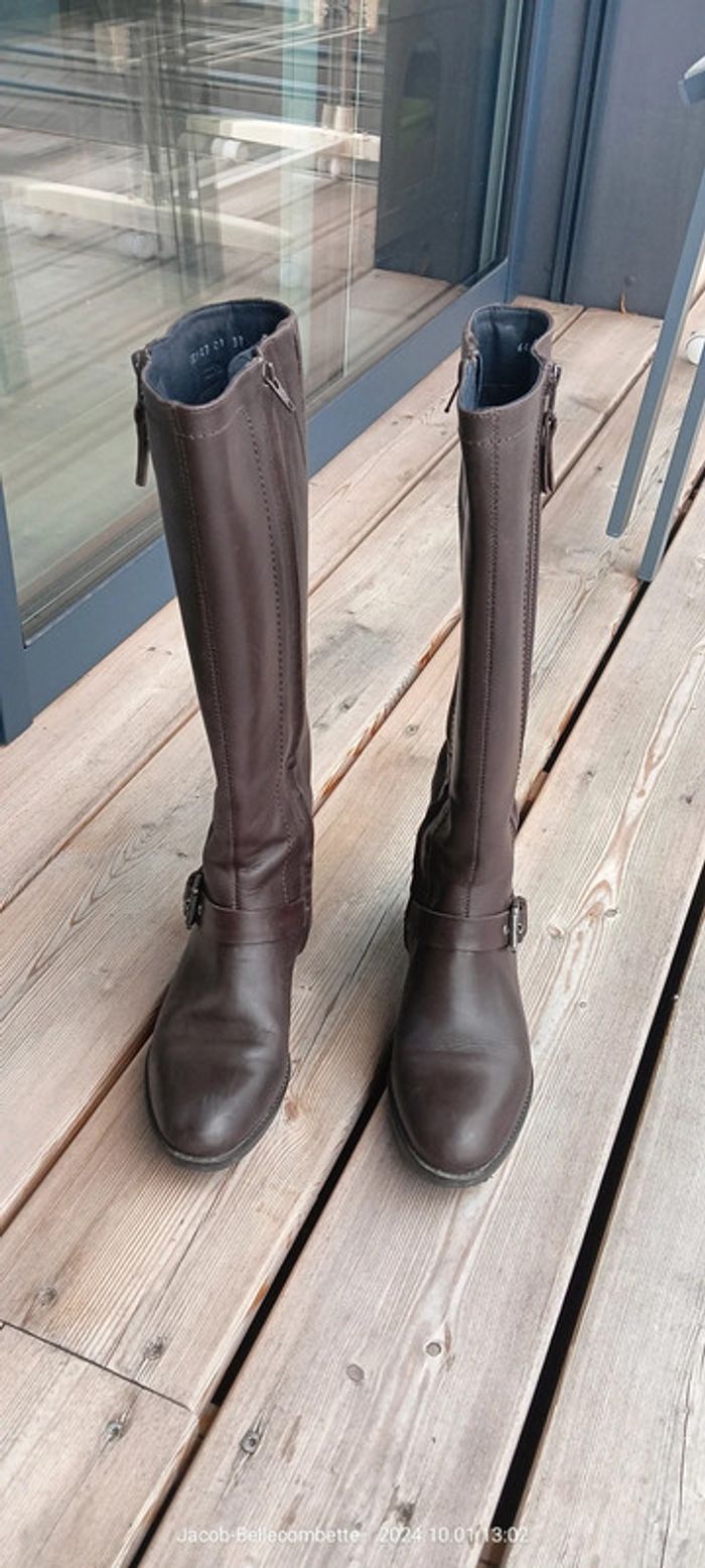Bottes hautes Geox marron 37 - photo numéro 4