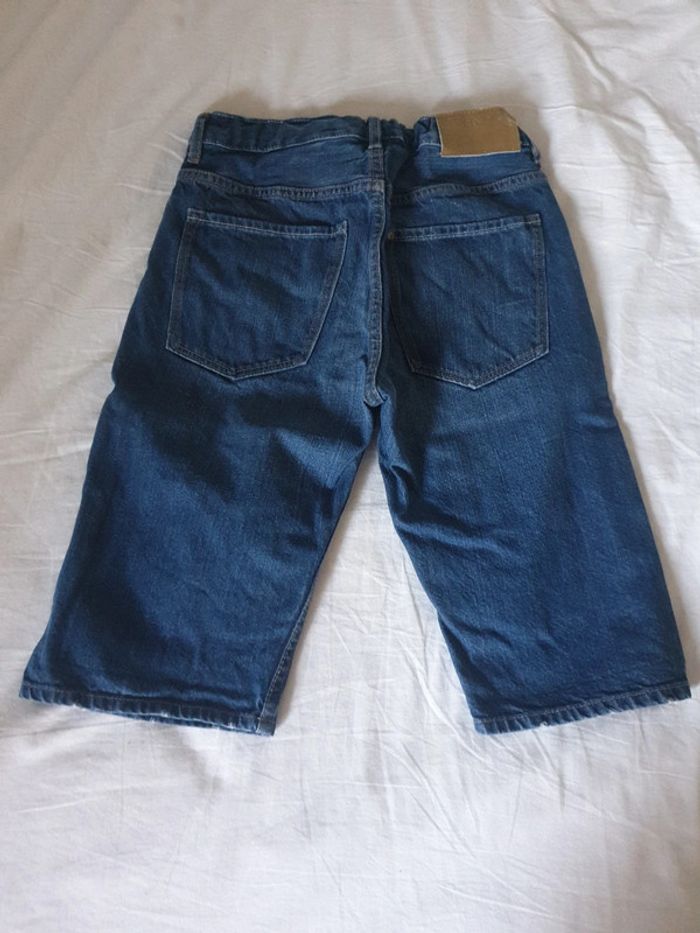 Bermuda garçon en jean marque H&M taille 11 12 ans - photo numéro 2