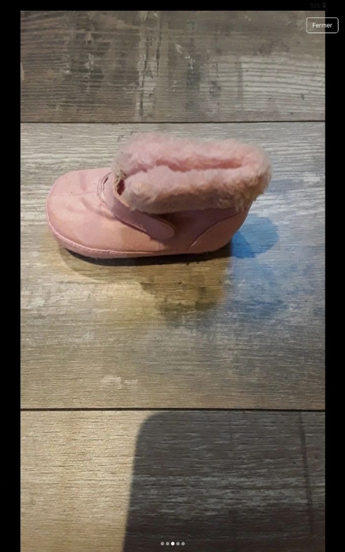 Petite botte rose - photo numéro 3