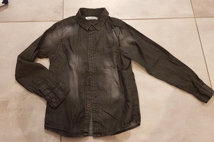 Veste en jean noire