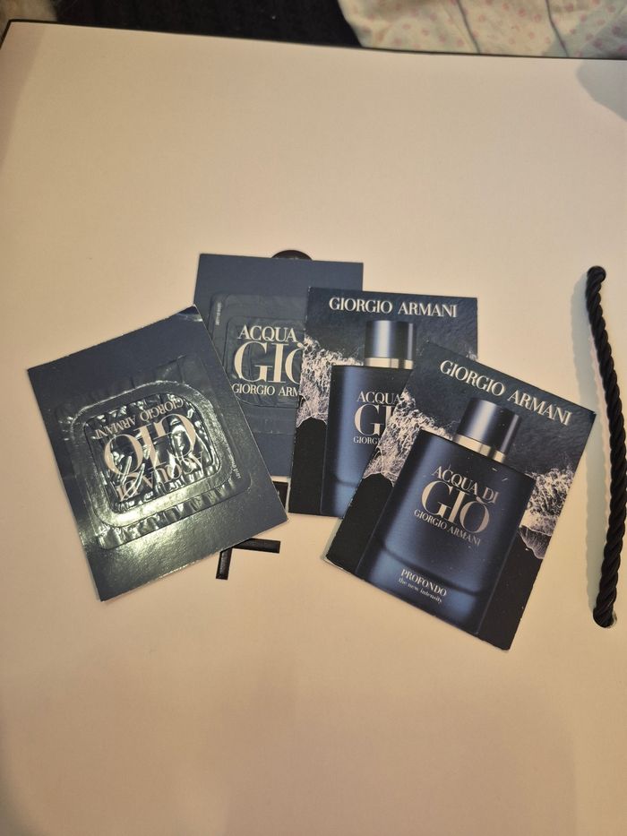 Parfum Acqua di Gio Giorgio Armani – échantillons 12ml