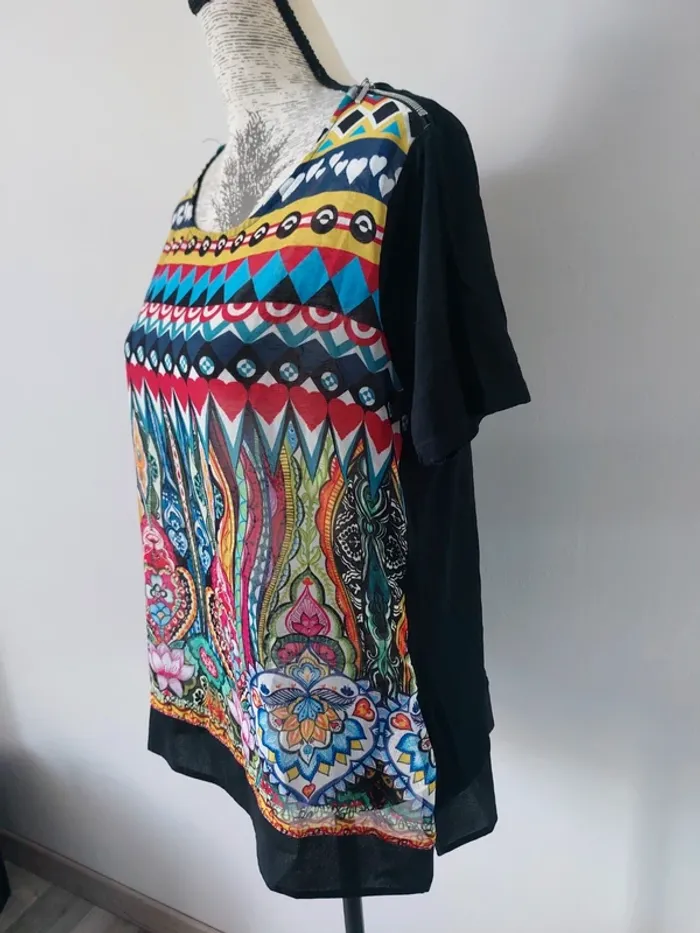 T-shirt fantaisie Desigual - photo numéro 5