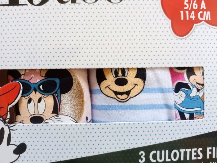 3 Culottes fille 5/6 ans Minnie - photo numéro 9