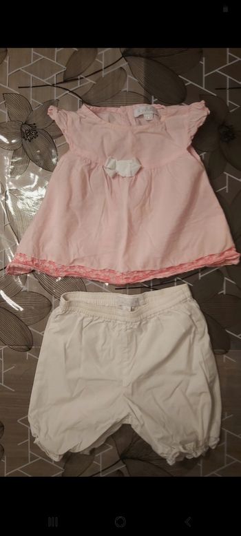 Ensemble blouse et short