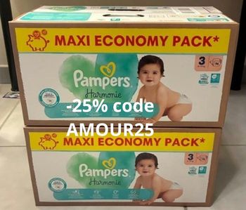 2 packs de 96 couches