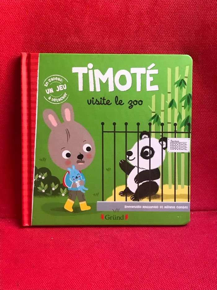 Livre Timoté visite le zoo