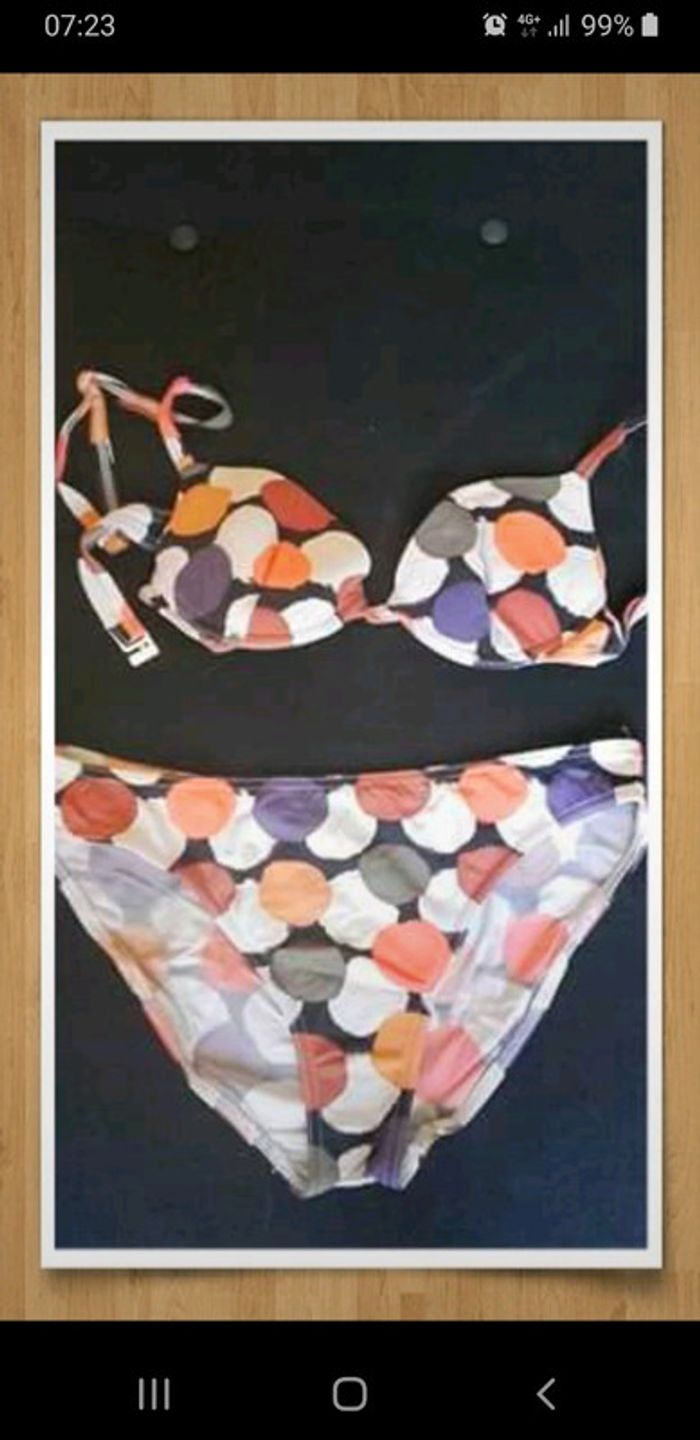 Lingerie maillot de bain bikini culotte soutien-gorge taille 36 - 38