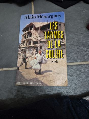 Livre les larmes de la colère
